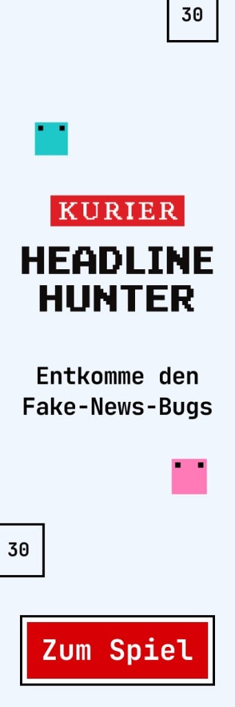 KURIER News Chase – Entkomme den Fake-News-Bugs